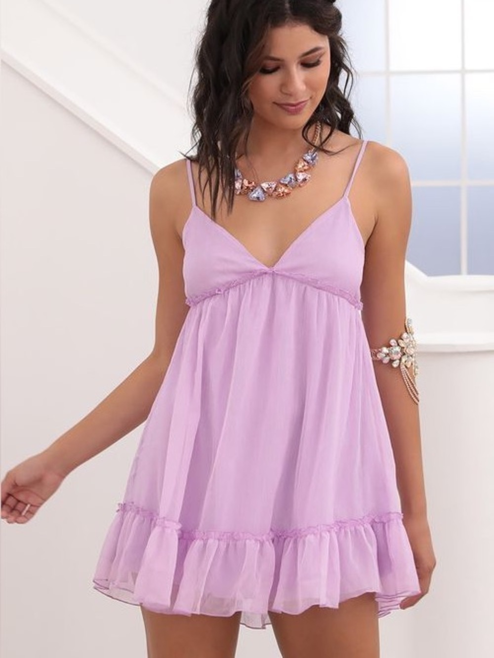 Lucy in the Sky • Day Dress in Lilac